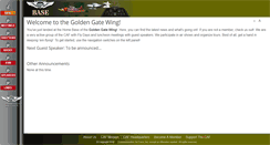 Desktop Screenshot of goldengatewing.org